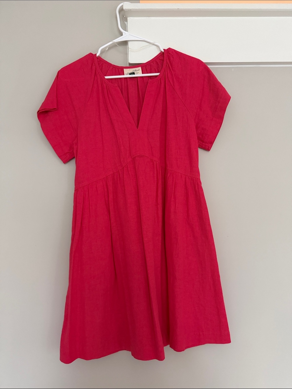 Raspberry babydoll dress